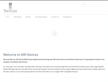 Tablet Screenshot of mri-devices.com